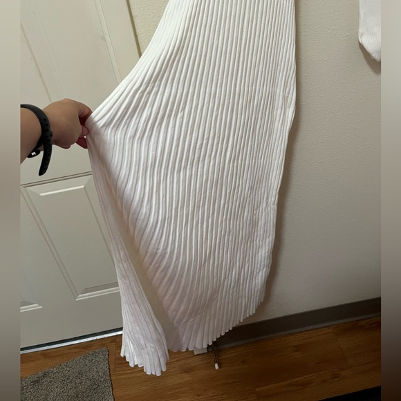 •FREE PEOPLE• Marnie Midi Dress Ribbed Knit Cut Out - Picture 6 of 8